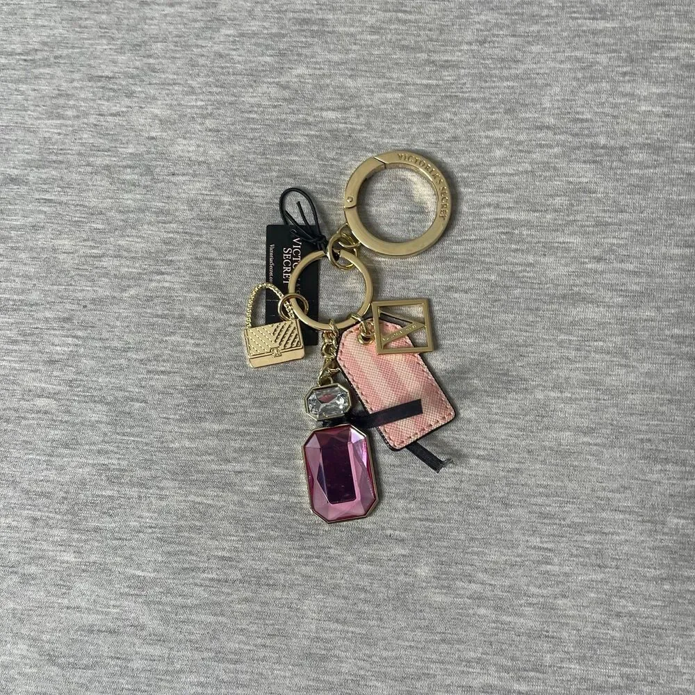 Victoria's Secret Pink Bombshell Perfume Keychain Charm